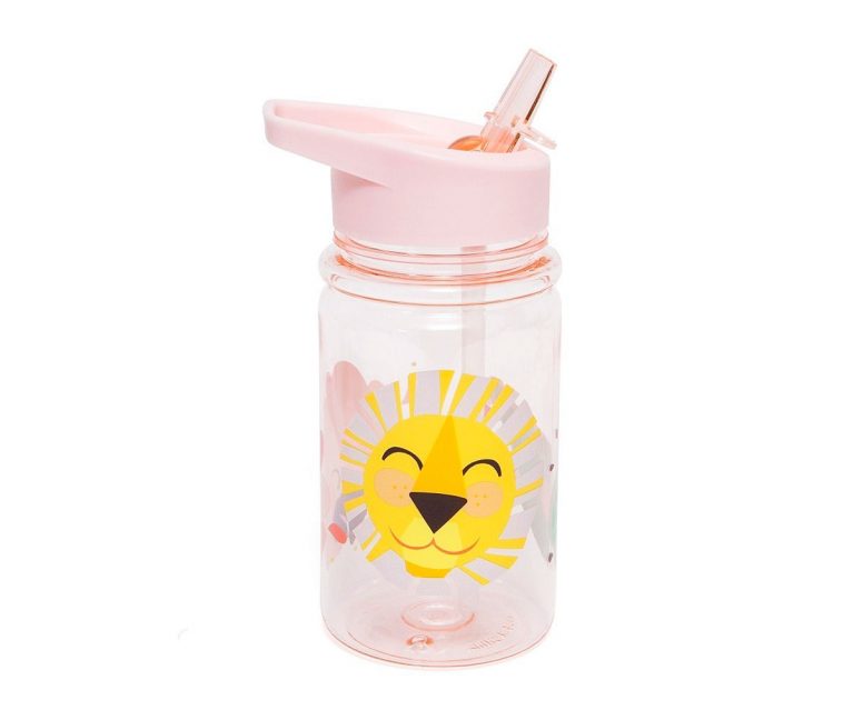 botella plastico shiny lion rosa
